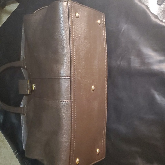 YVES SAINT LAURENT Cabas Shyc Satchel Bag Leather - Picture 6 of 16